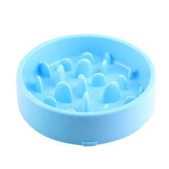 Slow Feed Pet Bowl with Anti-Choke Design and Mat